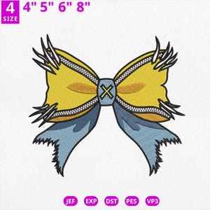 Super Team Coquette Bow Embroidery Design, Matching Group Hero Embroidery Design, Family or Friends Matching Vacation, Instant Download