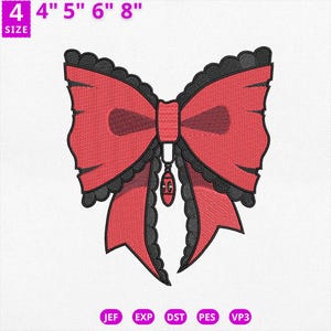 Super Team Coquette Bow Embroidery Design, Matching Group Hero Embroidery Design, Family or Friends Matching Vacation, Instant Download