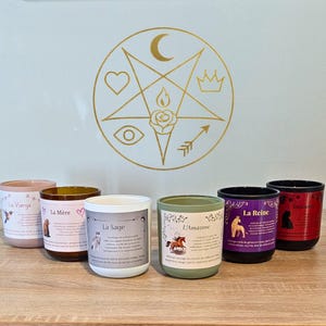 COLLECTION, natural scented candles, feminine energy ritual, aromatherapy, archetypes, women's gift set, wellness gift