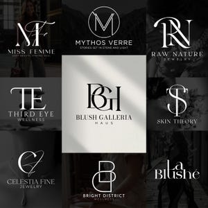 Custom Logo Design | Luxury Minimalist Initial Logo | Custom Monogram Logo | Personalized Logo Design, Artistic Logo for your business