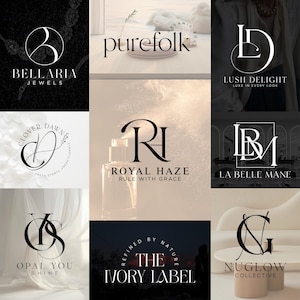 I Will Create Custom Logo Design for Your Business | Professional Logo Maker | Minimalist, Real Estate, Initial, Monogram, Signature Logo