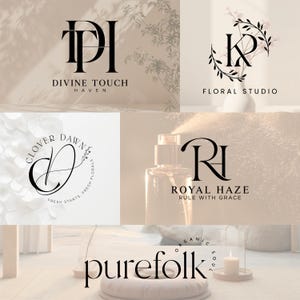Custom Logo Design | Luxury Minimalist Initial Logo | Custom Monogram Logo | Personalized Logo Design, Artistic Logo for your business