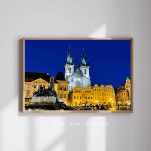 Prague Old Town Square at Night - Digital Download