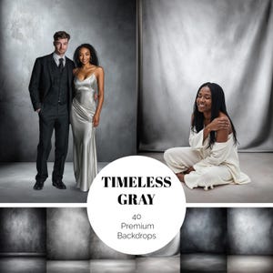 40 OLD MASTER Studio Background Gray Digital Backdrops Crafted School Portraits Sets for Maternity Wedding Photography Fine Arts Texture JPG