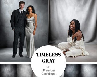40 OLD MASTER Studio Background Gray Digital Backdrops Crafted School Portraits Sets for Maternity Wedding Photography Fine Arts Texture JPG