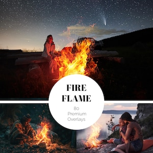 80 FIRE FLAME Overlays Clipart Realistic Fire Photoshop Effects Backdrop Fire Elements Instant Download  Digital Fire Sports Background JPG