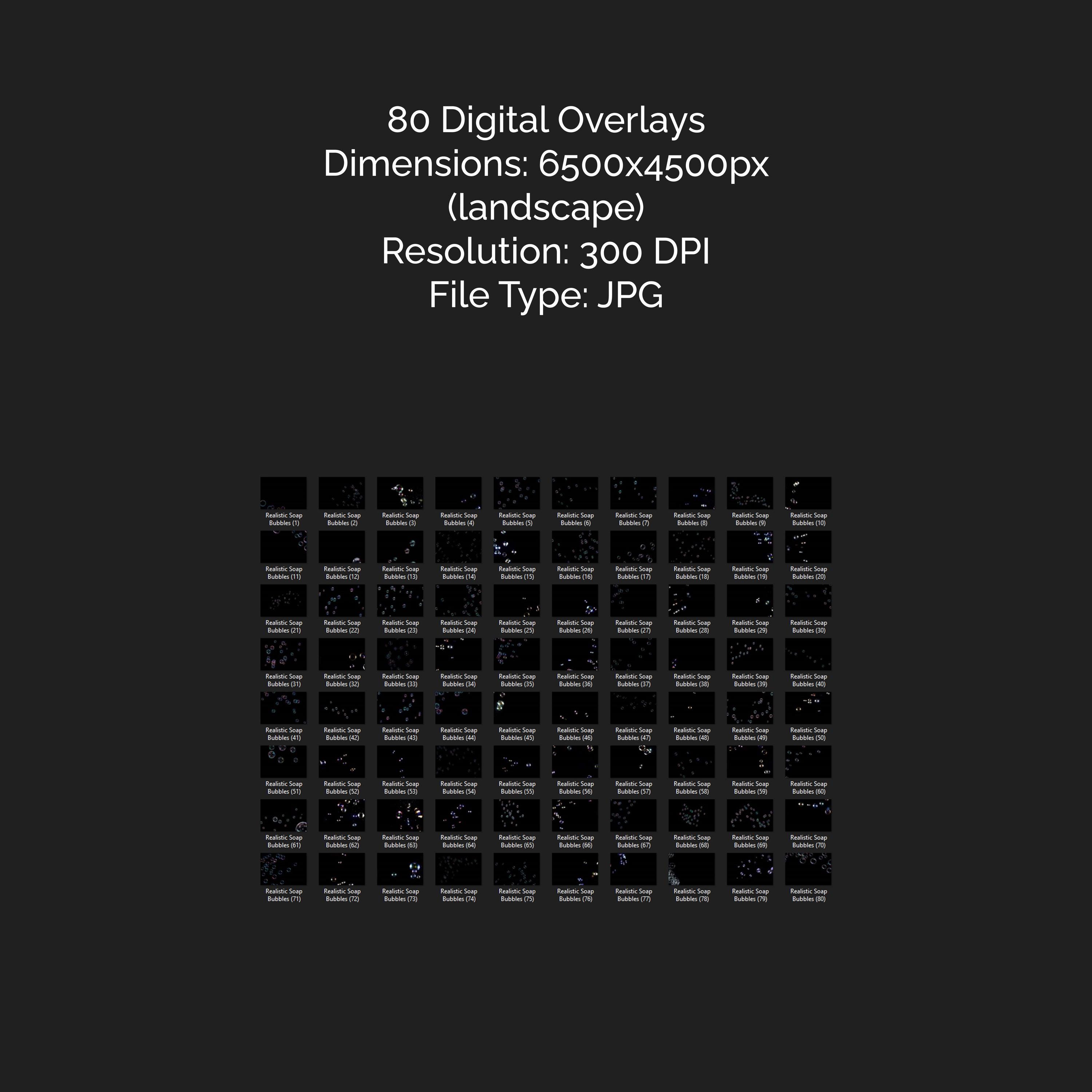 80 Realistic Soap Bubble Digital Overlays Floating Bubbles Overlay ...