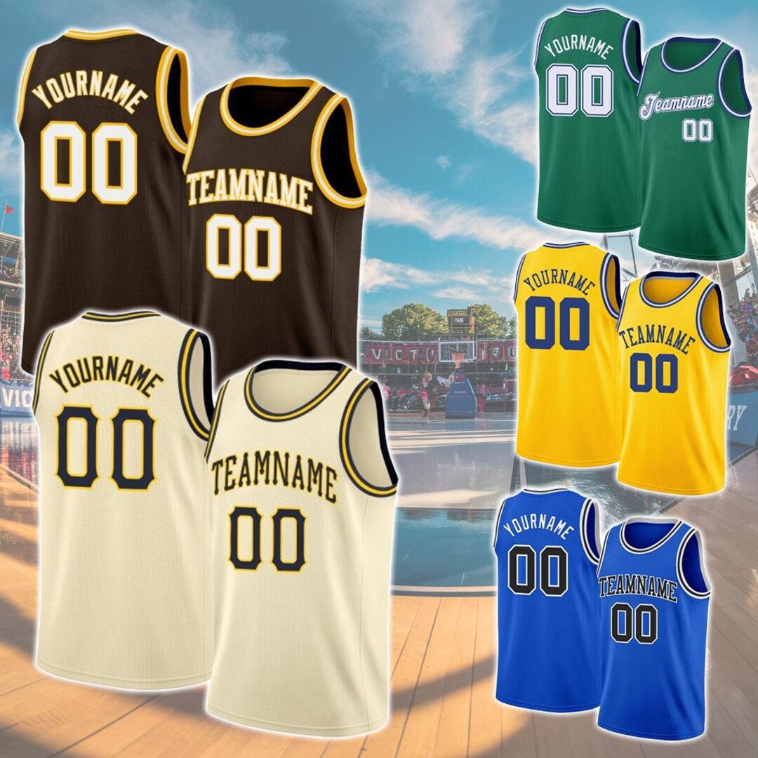 Basketball Sports Uniform Custom - Personalized Jersey Name Number Team ...