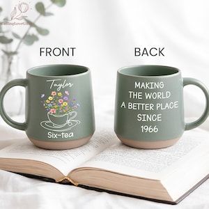 Six Tea Mug, Custom 60th Birthday Mug, Personalized Gift For 60th Birthday Grandma Mom, Sixty Gifts, Funny 60th Birthday Gift, 1966 Mug Gift