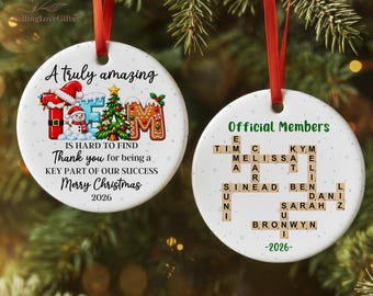 A Truly Great Team Is Hard to Find, Coworker Appreciation, Team Thank You, Custom Team Gift, Employee Appreciation, Corporate Christmas Gift