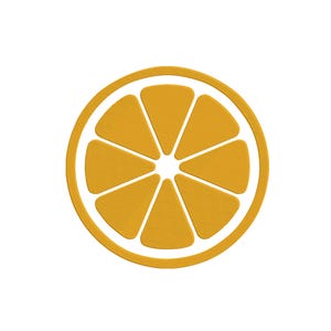 Orange Embroidery Design, Orange Fruit Slice Machine Embroidery File, Instant Download