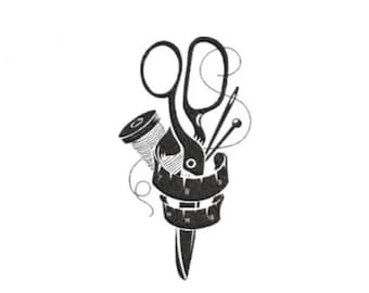 Kit de costura para máquina de bordar, paquete de herramientas para modistas y sastres: hilos, tijeras, agujas, cinta métrica, juego para manualidades.
