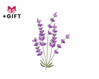 Lilac Flowers - Machine Embroidery Design - Etsy Canada