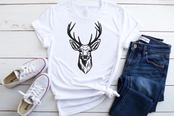 DEER EMBROIDERY DESIGN SAFARI SHIRT JＫ Amazon.com: Deer Animal Motif Elk Forest Animal Print Deer T-Shirt