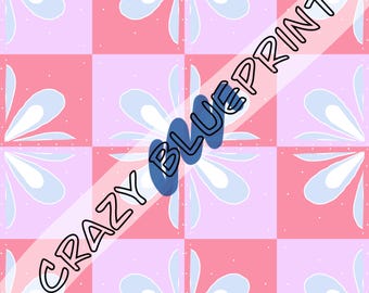 Hand drawn flower seamless digital pattern. Floral repeating pattern download. PNG. Printable as prints and for sublimation blanks.