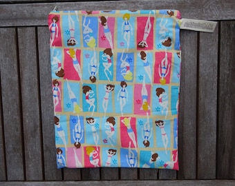 Wet Bag, Bathing Suit Bag, Pool Bag, Cloth Diaper Bag, sunscreen bag