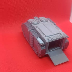 Starguard Marines pansartransportfordon | Skala 32 mm, krigsspelsfordon, bordsminiatyr, 3D PLA bild 2