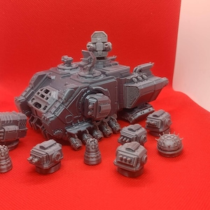 Hover APC RP-8 "Rapid Pulsar" StarGuard Legion Warriors Super Heavy Sci-Fi Hover Tank