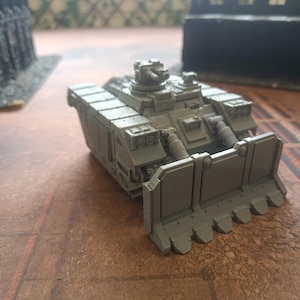 Tanque de transporte de tropas APC Kaledon Fortis Battle Legion (PLA) / Modelo en miniatura de ciencia ficción impreso en 3D