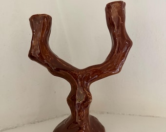 Sculptural Candleholder, Organic Design Object, Handmade And One Of a Kind, Many Colours