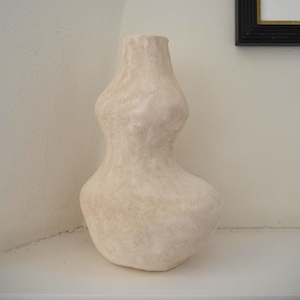 Handcrafted Organic Vase: Unglazed or in Multiple Shades, Sculptural Vessel, Wabi Sabi, Japandi, Bohemian Interiors