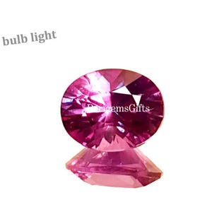 Anello con pietra preziosa sfusa in alessandrite ovale con cambio di colore naturale da 8,70 carati certificata e pietra che cambia colore in regalo extra