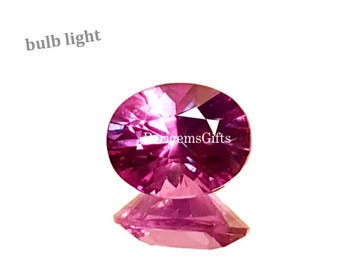Certified 8.70 Carat Natural Color Change Alexandrite Oval Shape Loose Gemstone
