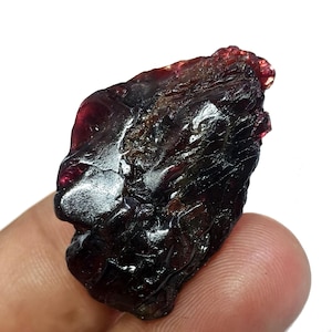 Large Raw Red Garnet Stone: January Birthstone Healing Crystal image 3