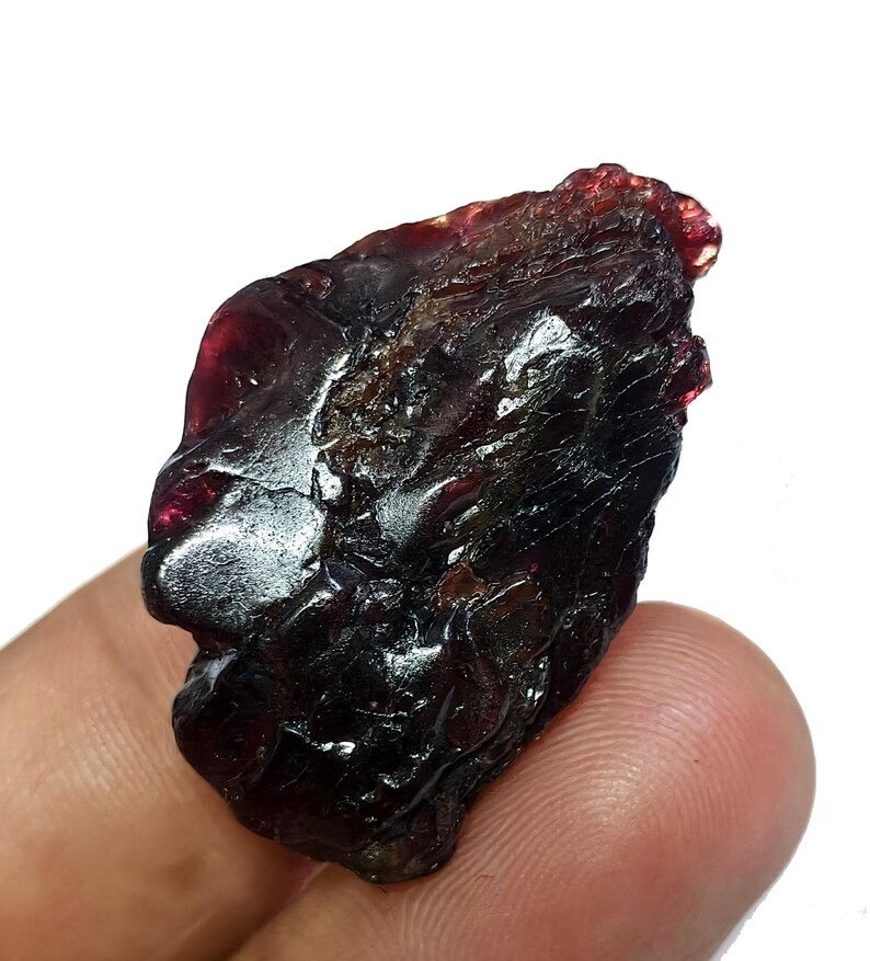 Large Raw Red Garnet Stone: January Birthstone Healing Crystal image 3