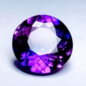 Bi color sapphire - Pink sapphire 10 carat for women&#39;s ring - Pink purple sapphire Round Shape Loose sapphire - Purple sapphire ring