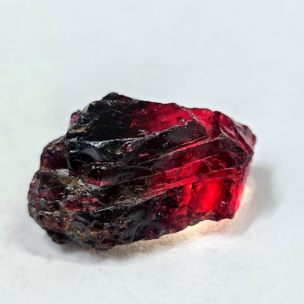 Large Raw Red Garnet Stone: January Birthstone Healing Crystal
