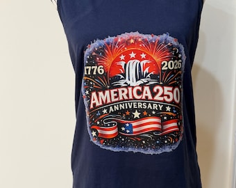 Camiseta sin mangas America 250 con espalda deportiva