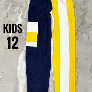 Striped Beach Towel Pants: Kids Size 12 Cotton Pool Cover-Up