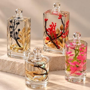 Custom Refillable Botanical Oil Candle