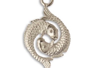 Emerald Park Jewelry Orange Koi Pond Fish Snake Chain Charm Bracelet