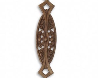 Vintaj Antiqued Brass Two Loop Link Long Narrow Art Nouveau Style Bar Connector 38 x 9mm CHOOSE 2 or 10