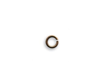Vintaj Brass 5mm Smooth Open Jump Rings Small 18g Round Jump Ring Antiqued Brass DIY Jewelry Supplies Findings CHOOSE 20 or 100