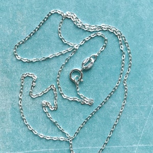 Sterling Silver Finished Neck Chain 18 Inch 18&quot; Cable Necklace Qty 1, 10, or 25