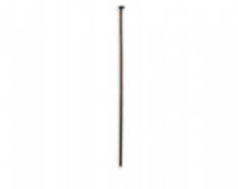 Vintaj Antiqued Brass Ox 2 Inch Head Pin Headpin DIY Jewelry Supplies Findings Beading Drops and Dangles 21 Gauge 21g CHOOSE 20, 50 or 100