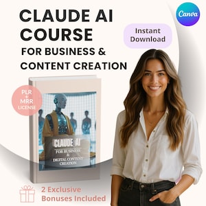 Claude AI Prompts Course – Digital Product Creation with AI – Prompt Engineering Guide – For Business and Content – Digital Download