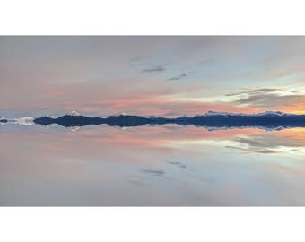 Kachemak Bay November Sunset; Homer, Alaska