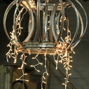 Number 4 ReCycled Large Chandelier image 3