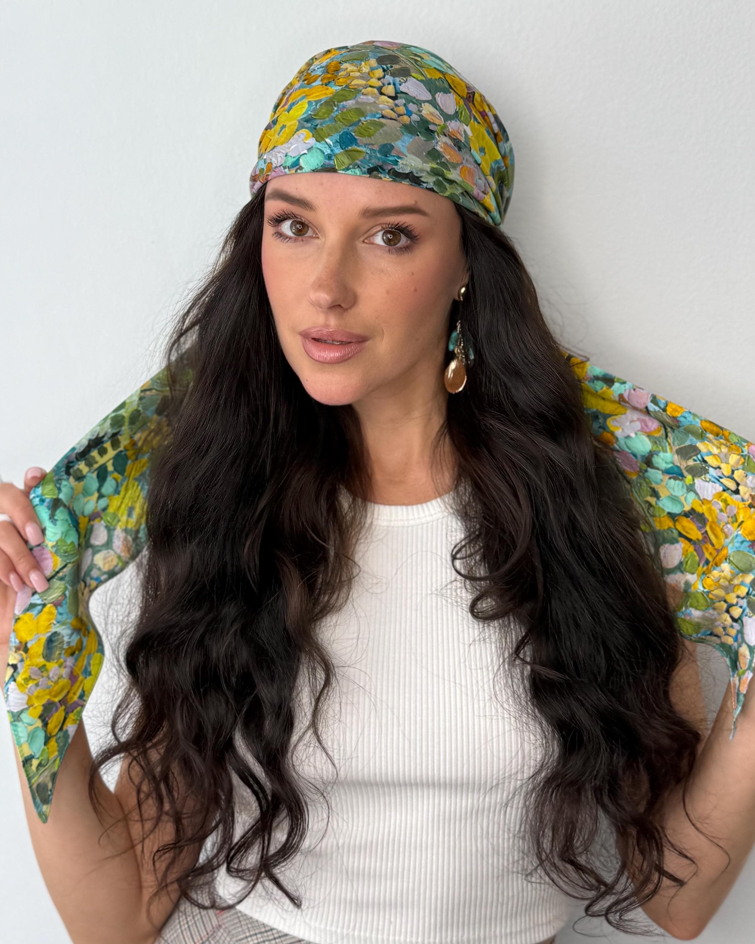 Headscarf With Elastic Back - Etsy