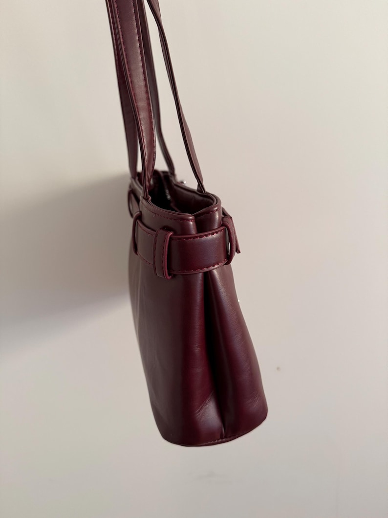 The Muse Burgundy Shoulder Bag