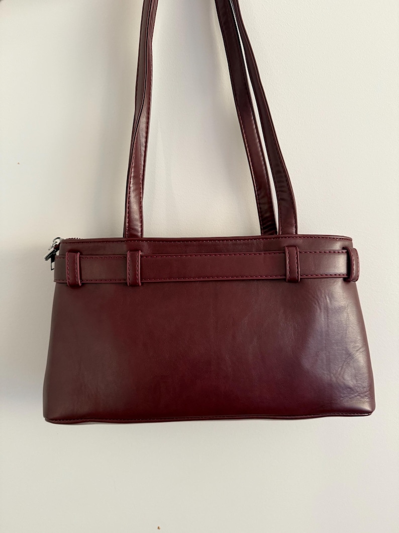 The Muse Burgundy Shoulder Bag main image 1