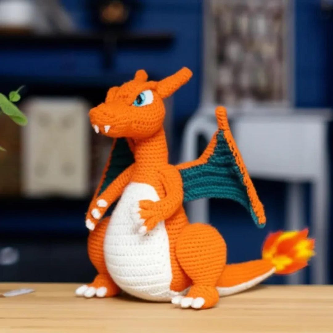 Charizard Pattern Amigurumi Charizard Crochet Pattern | Crochet Charizard Pattern ...