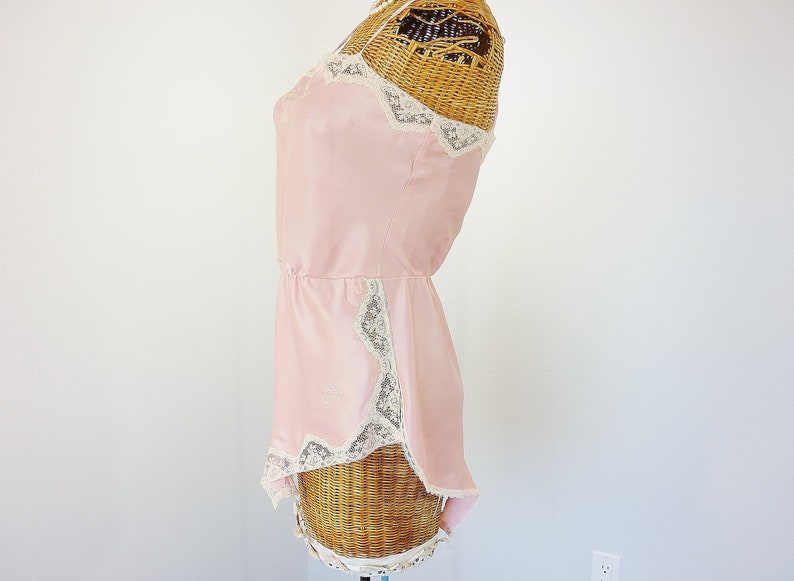 Tina Louise One Piece Pink Teddy Romper by Barbizon Boutique New