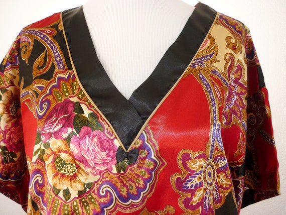 California Dynasty Lounging Lingerie Kimono Top P… - image 2