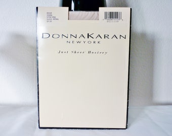 Donna Karan New York Sheer Hosiery Beige NOS c. 1994