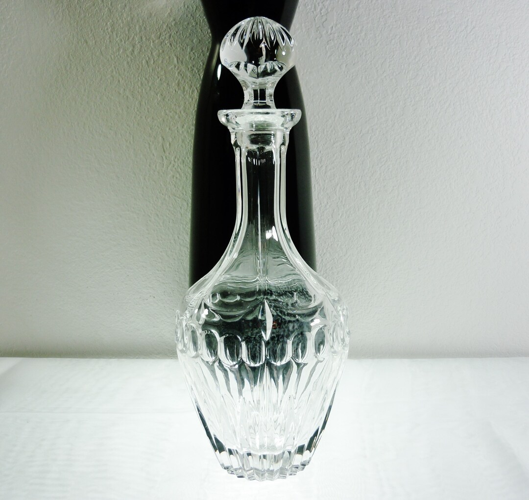 Crystal Decanter & Stopper by Bohemia Crystal Crystalex Etsy